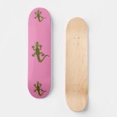 LIZARD GECKO PINK SKATEBOARD DECK (Voorkant)