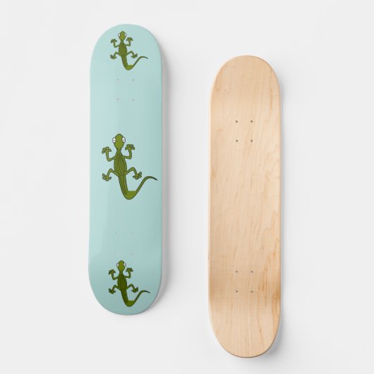 LIZARD GECKO SKATEBOARD DECK (Voorkant)