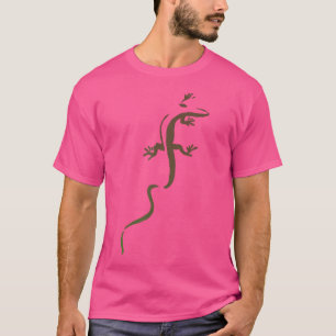 Lizard Geko Art Animal Motief Salamander Print T-shirt