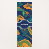 Lizard geometrisch kleurrijk gepersonaliseerd patr yogamat (Voorkant)