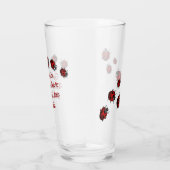 Lizard Glasses Personalized Reptile Art Glasses Glas (Rechts)