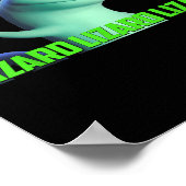 Lizard Hagedis Grappige meme voor mannen Vrouwen K Poster (Hoek)