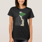 lizard handsome portrait t-shirt (Voorkant)