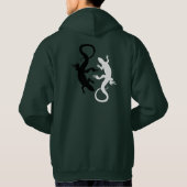 Lizard Hoodies Reptile Art Hooded Sweatshirts Gift (Achterkant)