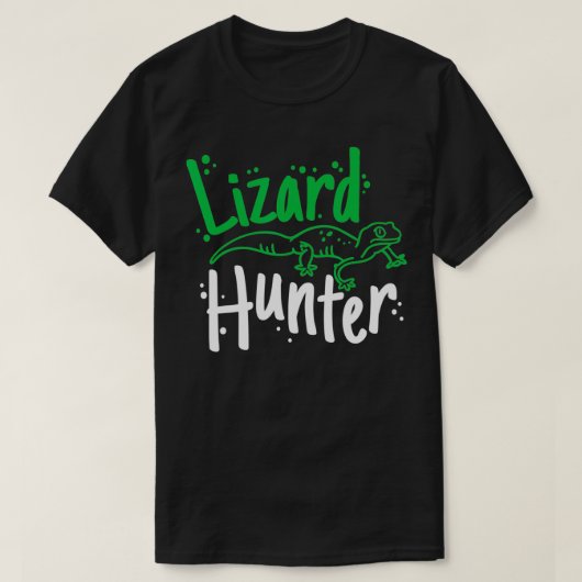 Lizard Hunter  Anole Reptile3  T-shirt (Design voorkant)
