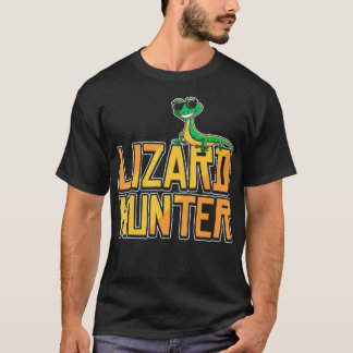 Lizard Hunter Funny Gecko Reptile Owner Kinder Gif T-shirt