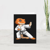 Lizard Karate Bearded Dragon-eigenaren Bearded Dra Kaart (Voorkant)