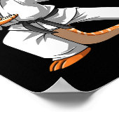 Lizard Karate Bearded Dragon-eigenaren Bearded Dra Poster (Hoek)