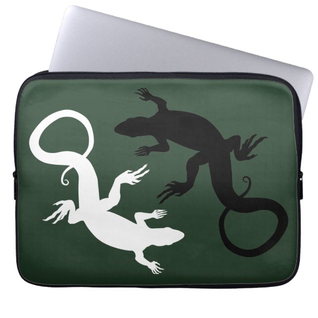Lizard Laptop Sleeve Reptile Animal Tablet Hoesjes (Voorkant)