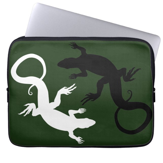 Lizard Laptop Sleeve Reptile Animal Tablet Hoesjes (Voorkant)