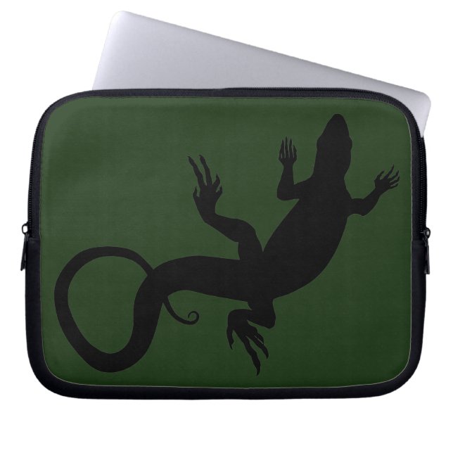 Lizard Laptop Sleeve Reptile Animal Tablet Hoesjes (Voorkant)