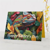 Lizard Leaves & Colour Kaart (Gele Bloem)