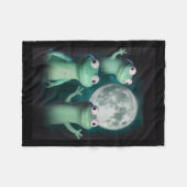 Lizard Lizard Funny Lizard Moon Trending Me Fleece Deken (Voorkant (Horizontaal))