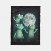 Lizard Lizard Funny Lizard Moon Trending Me Fleece Deken (Voorkant)