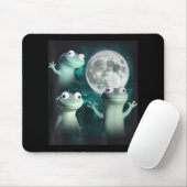Lizard Lizard Funny Lizard Moon Trending Me Muismat (Met muis)