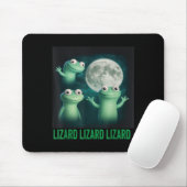 Lizard Lizard Funny Lizard Moon Trending Me Muismat (Met muis)