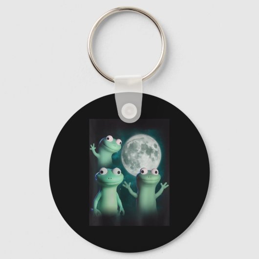 Lizard Lizard Funny Lizard Moon Trending Me Sleutelhanger (Voorkant)