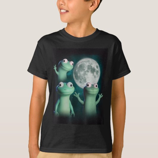 Lizard Lizard Funny Lizard Moon Trending Me T-shirt (Voorkant)