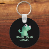 Lizard Lizard Funny Meme (2 kant) Sleutelhanger (Voorkant)