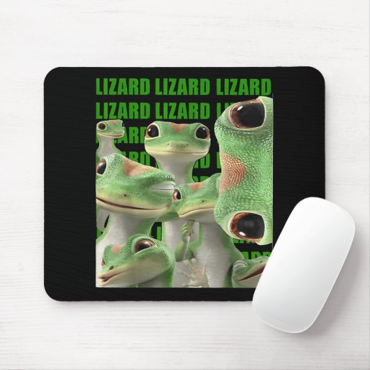 Lizard Lizard Funny Meme (2 Side) _1 Muismat (Met muis)