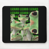 Lizard Lizard Funny Meme (2 Side) _1 Muismat (Voorkant)