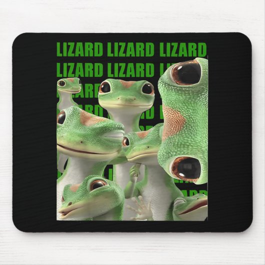 Lizard Lizard Funny Meme (2 Side) _1 Muismat (Voorkant)