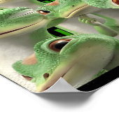 Lizard Lizard Funny Meme (2 Side) _1 Poster (Hoek)