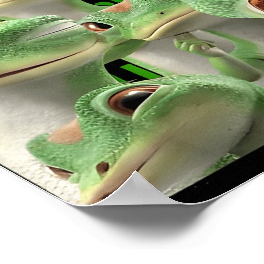 Lizard Lizard Funny Meme (2 Side) _1 Poster (Hoek)