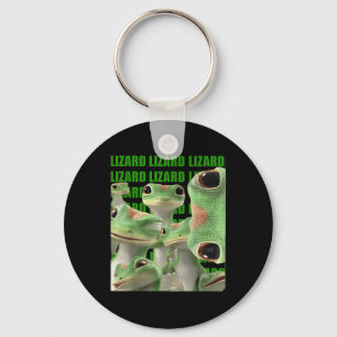 Lizard Lizard Funny Meme (2 Side) _1 Sleutelhanger