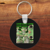 Lizard Lizard Funny Meme (2 Side) _1 Sleutelhanger (Voorkant)