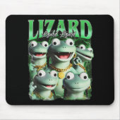 Lizard Lizard Funny Meme Lizard Bootleg Wei Muismat (Voorkant)