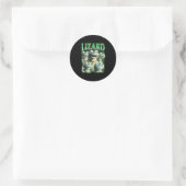 Lizard Lizard Funny Meme Lizard Bootleg Wei Ronde Sticker (Tas)