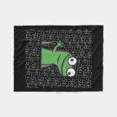 Lizard Lizard Funny Weirdcore Animal Meme G Fleece Deken (Voorkant (Horizontaal))