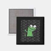 Lizard Lizard Funny Weirdcore Animal Meme G Magneet (Voorkant / Achterkant)