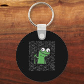Lizard Lizard Funny Weirdcore Animal Meme G Sleutelhanger (Voorkant)