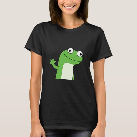 Lizard Lizard Funny Weirdcore Meme Viral Tr T-shirt (Voorkant)
