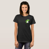 Lizard Lizard Meme Funny Weirdcore Y2K T-shirt (Voorkant volledig)