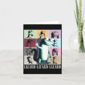 Lizard Lizard Meme Grappig Kaart (Voorkant)