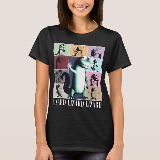 Lizard Lizard Meme  Grappig T-shirt (Voorkant)