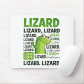 Lizard Lizard Shirt Funny Weirdcore Animal Muismat (Met muis)