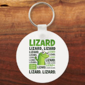 Lizard Lizard Shirt Funny Weirdcore Animal Sleutelhanger (Voorkant)