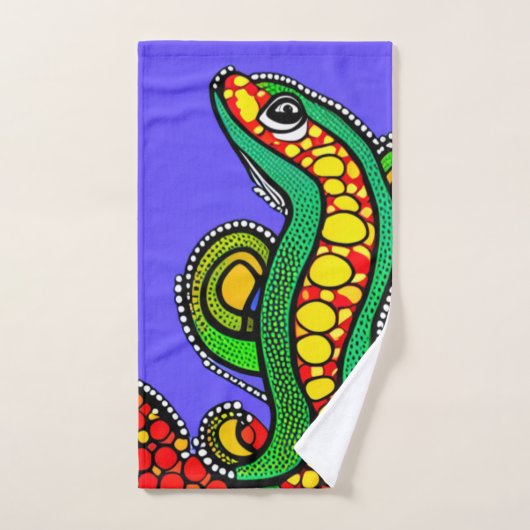 Lizard Love Bad Handdoek (Handdoek)