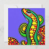 Lizard Love Feestdagenkaart (Voorkant)