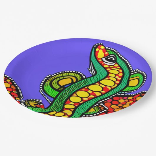 Lizard Love Papieren Bordje (Gekanteld)