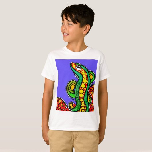 Lizard Love T-shirt (Voorkant volledig)