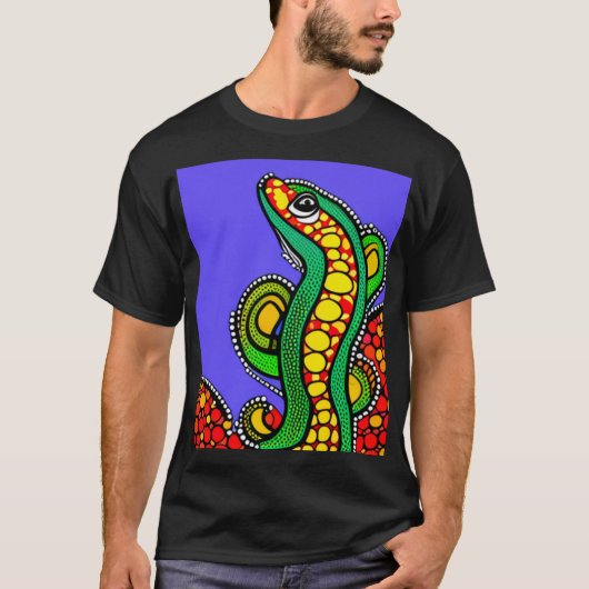 Lizard Love T-shirt (Voorkant)