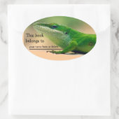 Lizard Lover Anole Book Sticker (Tas)