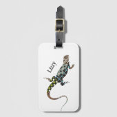 Lizard Luggage Tag Bagagelabel (Voorkant (verticaal))