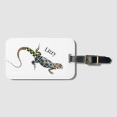 Lizard Luggage Tag Bagagelabel (Voorkant (horizontaal))
