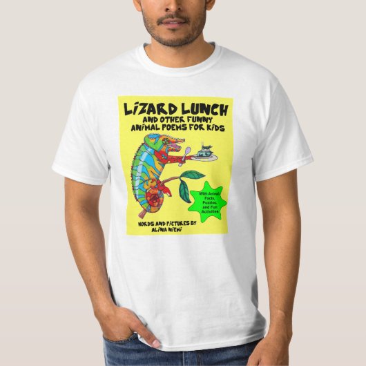 Lizard Lunch Book Hoesje shirt (Voorkant)